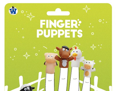Finger Puppets Blister Packaging Design