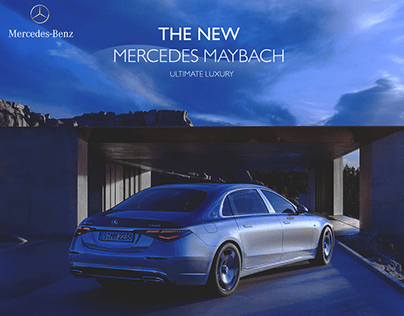 Mercedes Maybach Landing Page Design
