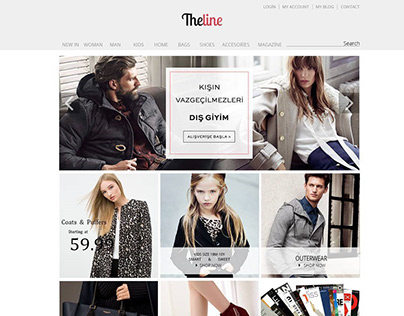 TheLine Web Sitesi Tasarımı
