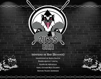 idenidad de marca bar ZIGSS BAR