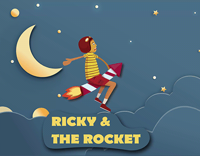 Ricky and the rocket stop motion animation