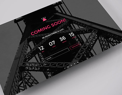 Coming soon HTML template