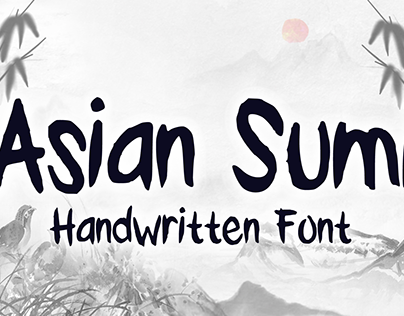 Asian Sumi Font