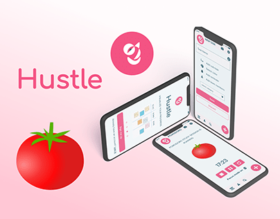 Hustle - Productivity App UI Design