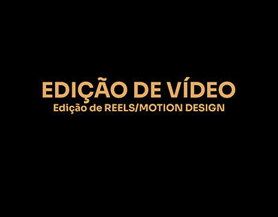 Edição de vídeo - Dinâmico/Motion Design/Vlog