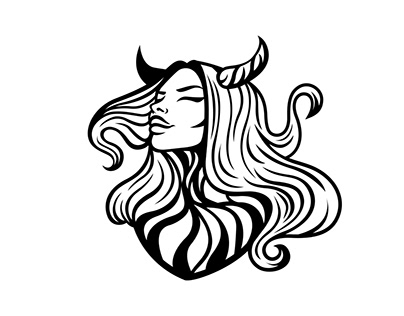 Demon Woman Logo