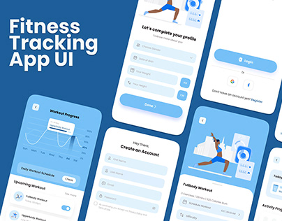 Fitness Tracking App UI
