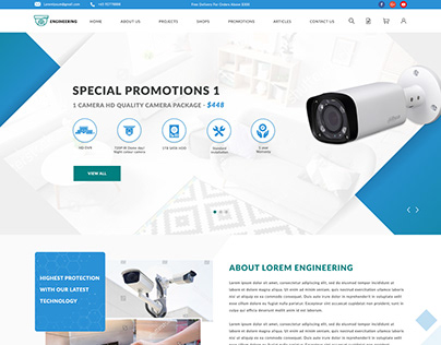 CCTV Security System | Website Design