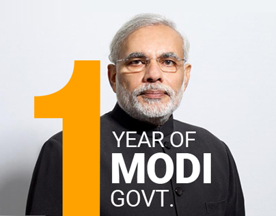 Viral Infographics Case Study : One Year of Modi Govt