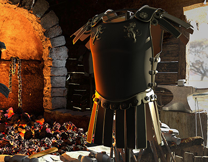 3D model and visualization of Roman armor