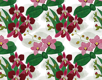 Orquídeas - Pattern design