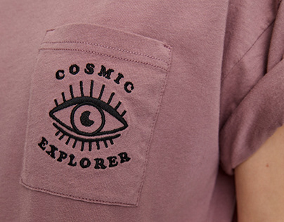 Pull&Bear Pocket embroidery t-shirt SS2020