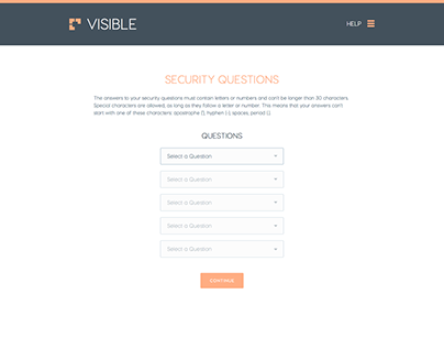 Security Questions Option A