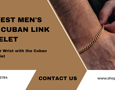 The Best Perfect Men's Gold Cuban Link Bracelet
