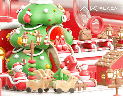 AK PLAZA Christmas Visual & Motion