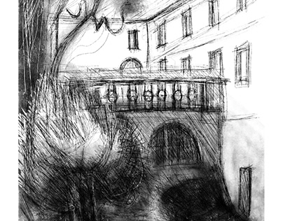 Sketches of Gut Gamig, Sachsen, Germany