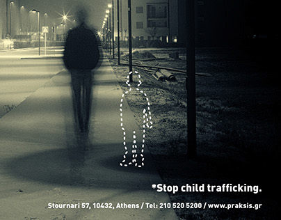 Stop Child Trafficking / Magazine Ad