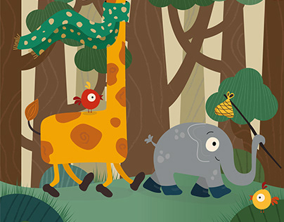 Big Adventure/ Children's book illustrations