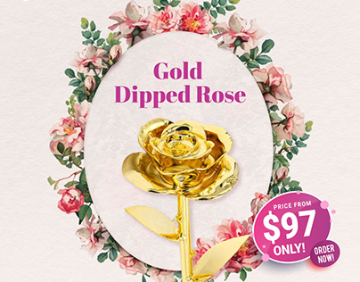 Get The Latest Gold Dipped Rose On Affordable Prices