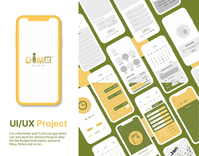 UI/UX Project (DIML Reminder application)