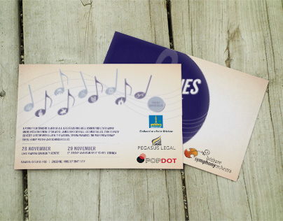 Brisbane Symphony Orchestra: poster and postcard design