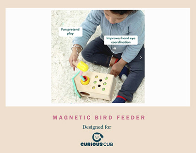Magnetic Bird Feeder (A Montessori Toy for Toddlers)