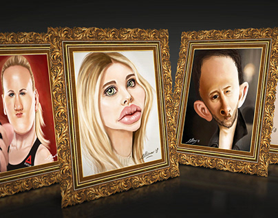 Illustration, Character Design, Caricature, Dig Painti