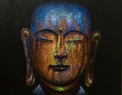 Acrylic Painting - Buddha