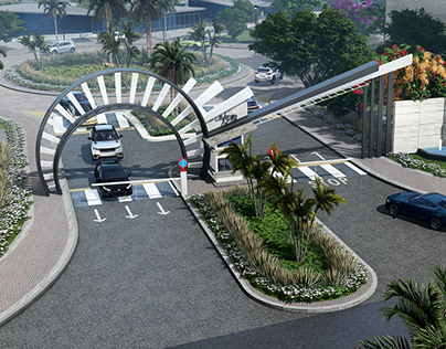 City Gate Landscape concept Viz