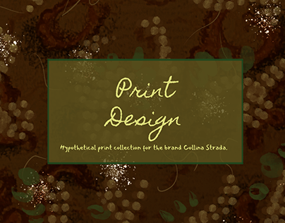 Brown Gold - Print Design collection