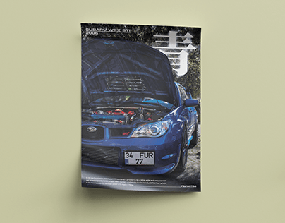 Subaru Impreza Poster Design