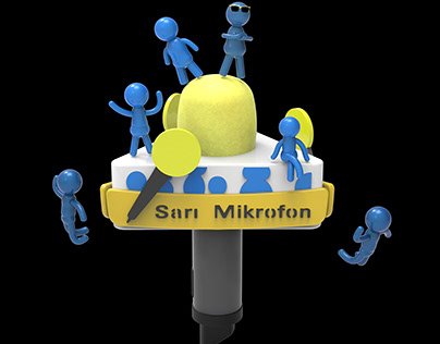3D Work for _Sarı Mikrofon_