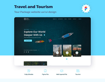 Tourism (Website UX/UI Design)