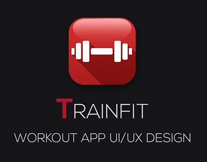 TrainFit Mobile App UI/UX Design