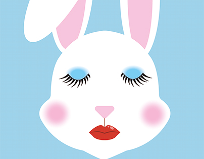 Poster against animal testing L'Oréal