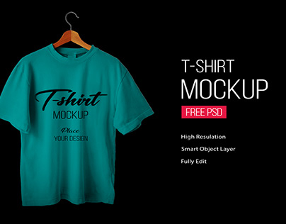 T-shirt Mockup Free PSD Download
