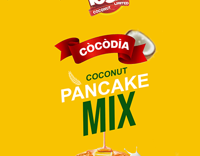 TOSH Coconut Pancake Label and Package Design