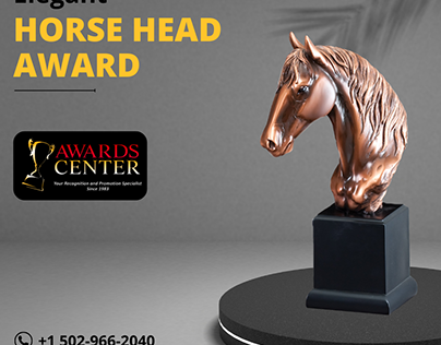 Elegant Horse Head Award