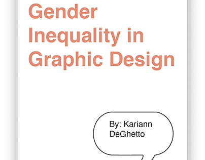 Gender Inequality In Design article and design