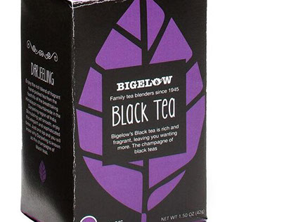 Tea box redesign for Bigelow