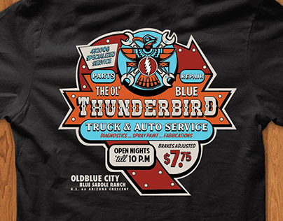 Oldblue Thunderbird Tee