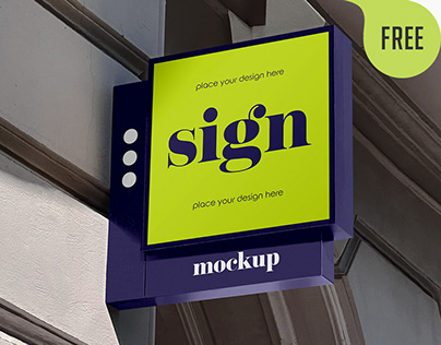 Free Signage Mockup