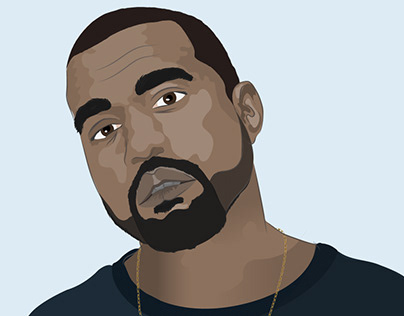 Kanye West Vector Art.