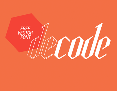 Decode Free Vector Font