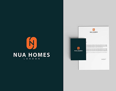 Nua Home Logo Design