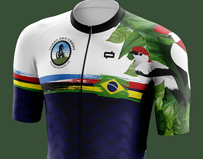 Cycling shirt in honor of a bird Soldadinho do Araripe
