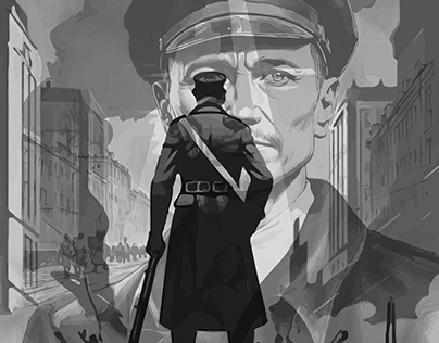 Плакат к 80-летию полного снятия блокады Ленинграда