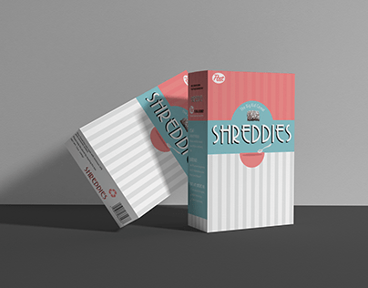 Shreddies Cereal Box Design