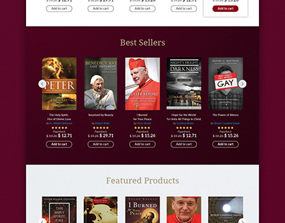 Ignatius Press Home page design