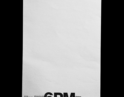 6PM — 355 of 365 — Poster Per Day